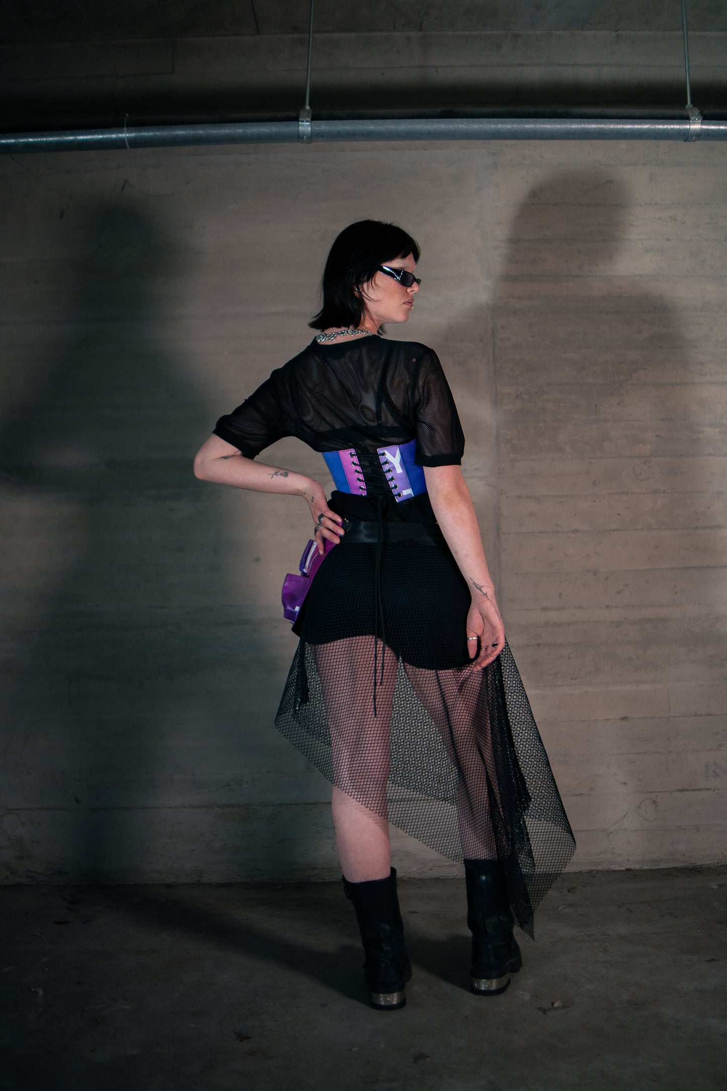 Draped skirt