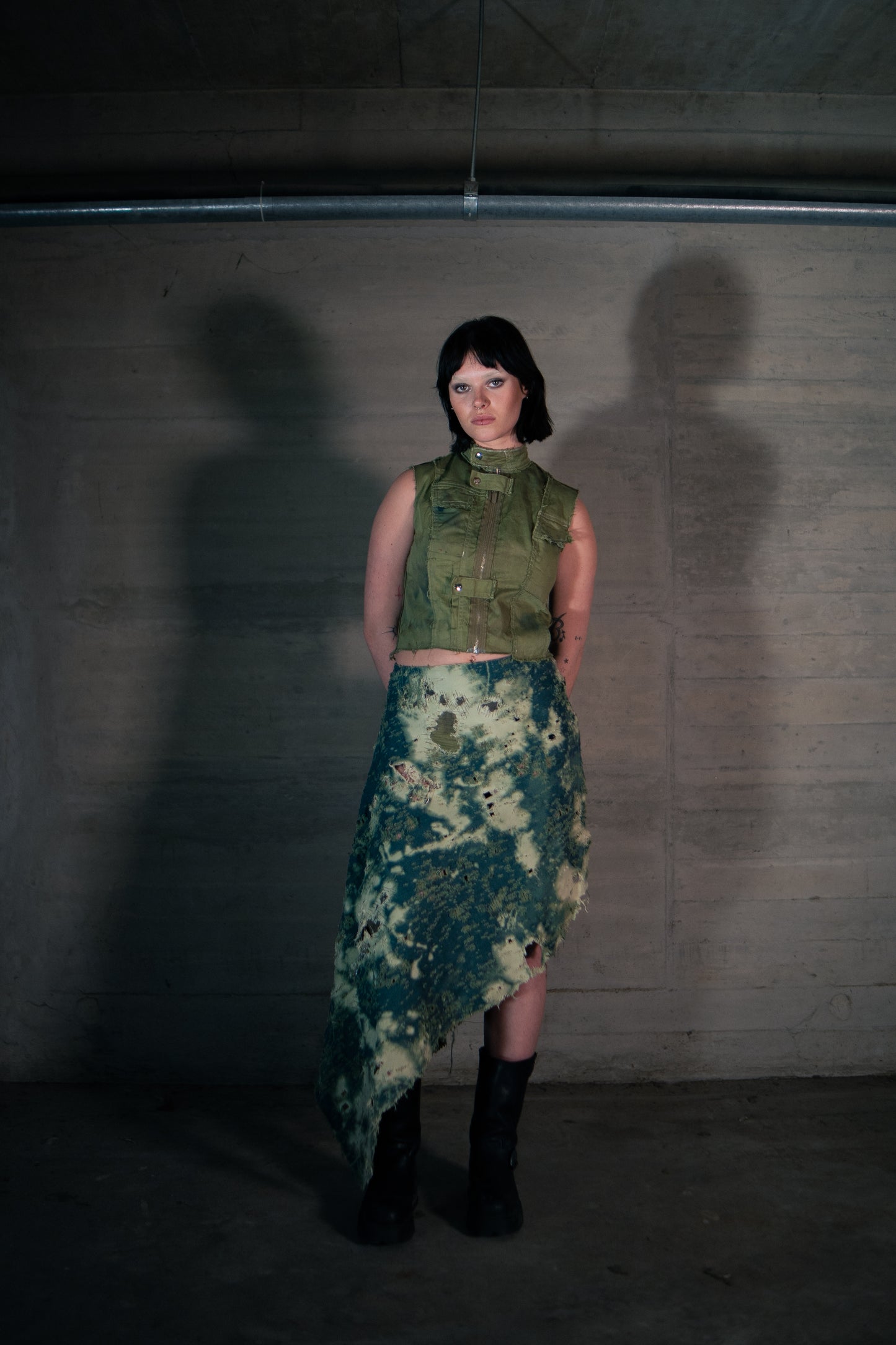 Draped skirt