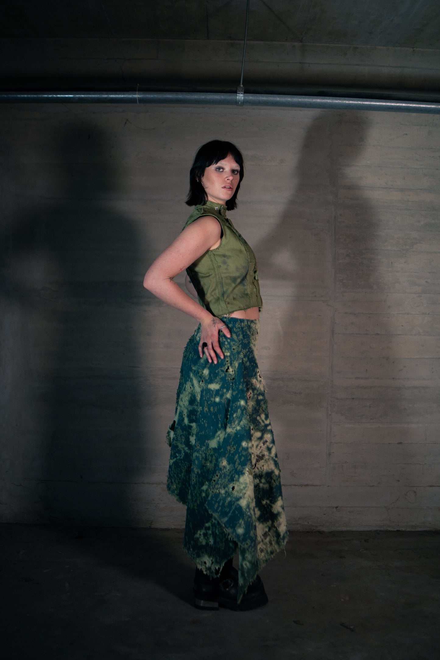 Draped skirt