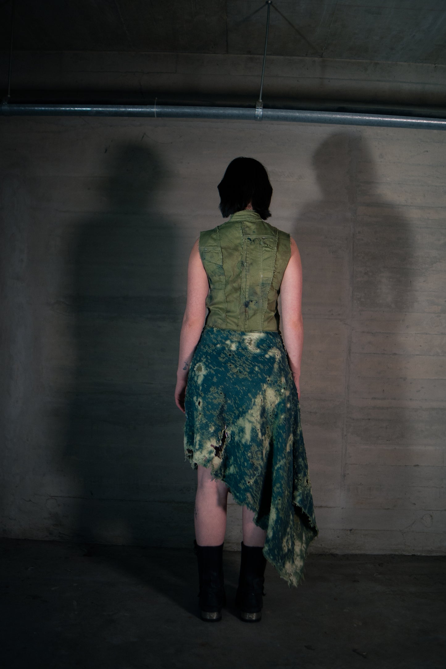 Draped skirt