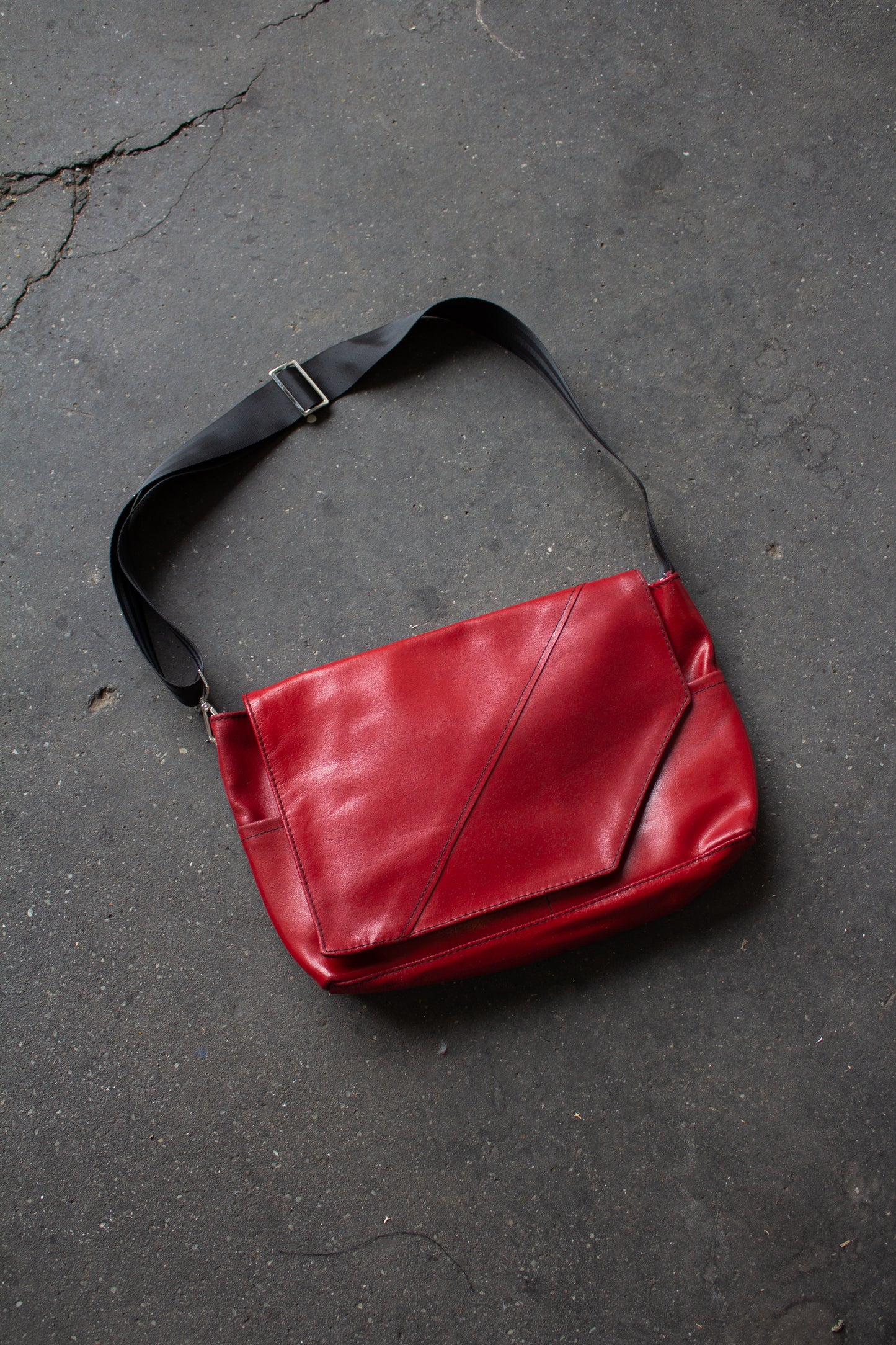 Leather Messenger Bag