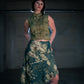 Draped skirt