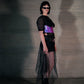 Draped skirt