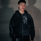 Denim Patchwork Hooded Jacket