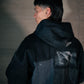 Denim Patchwork Hooded Jacket