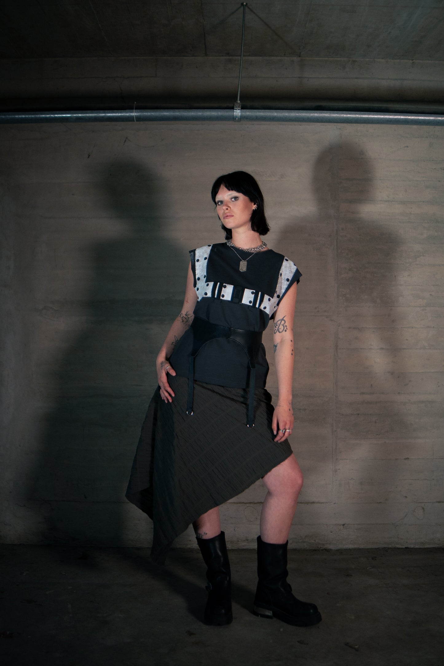 Draped skirt