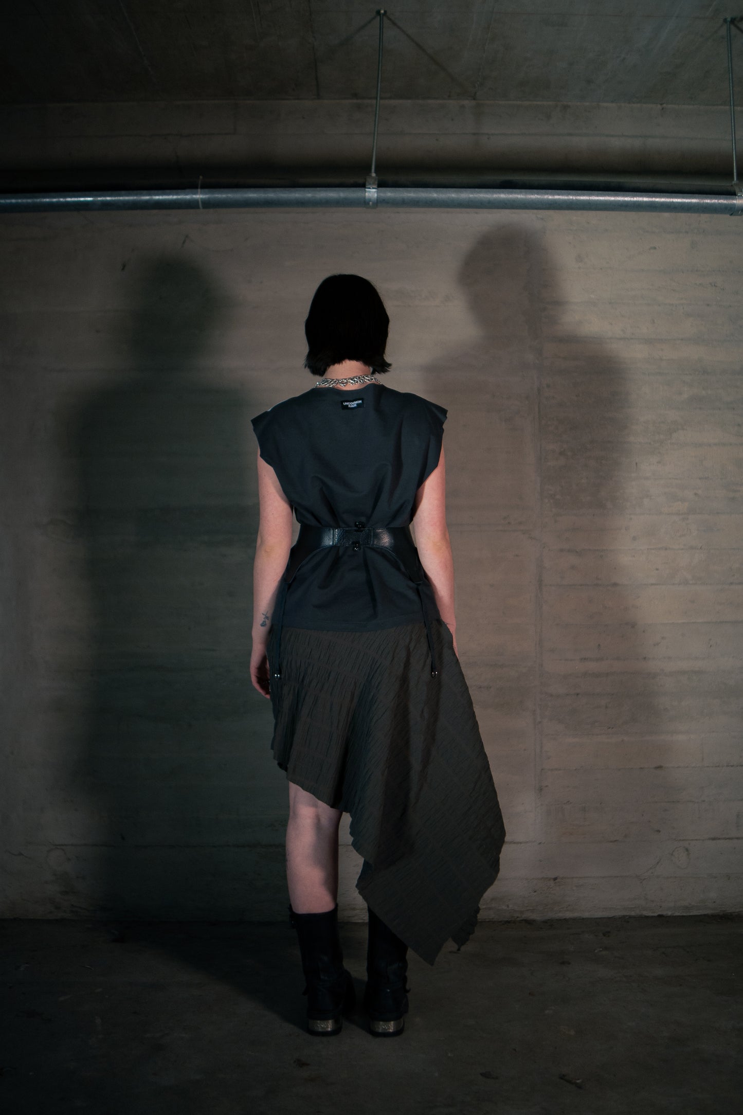 Draped skirt