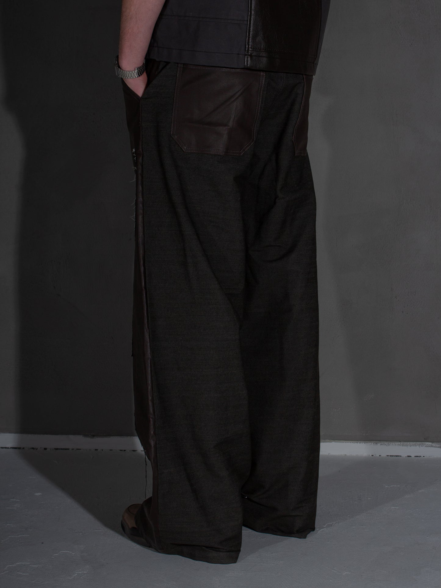 Two-tone Logo Jeans