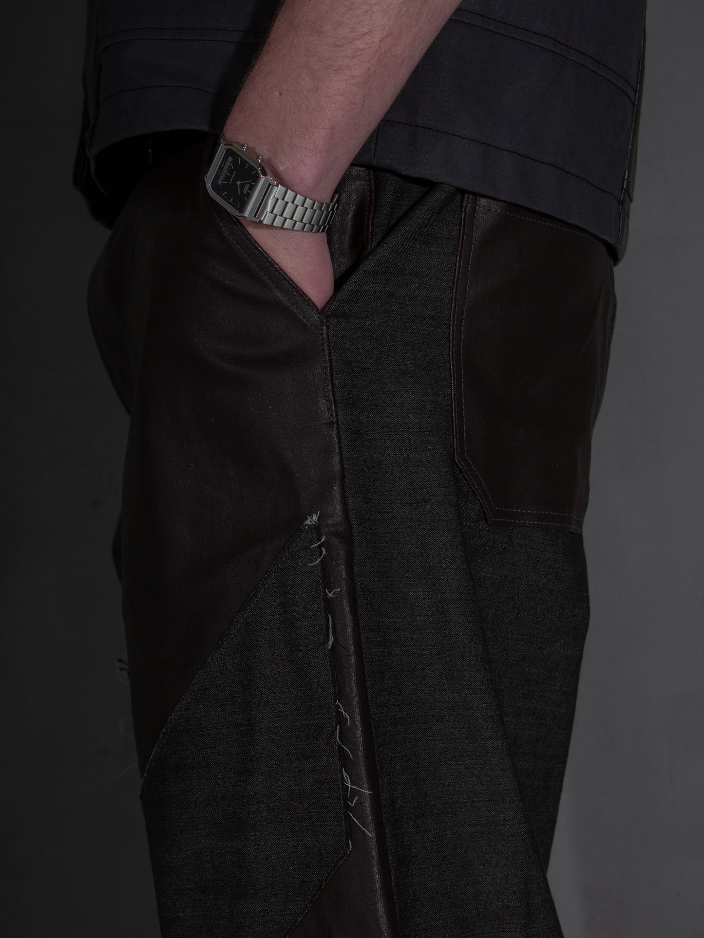 Two-tone Logo Jeans