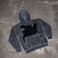 Destroyed cut-out hoodie