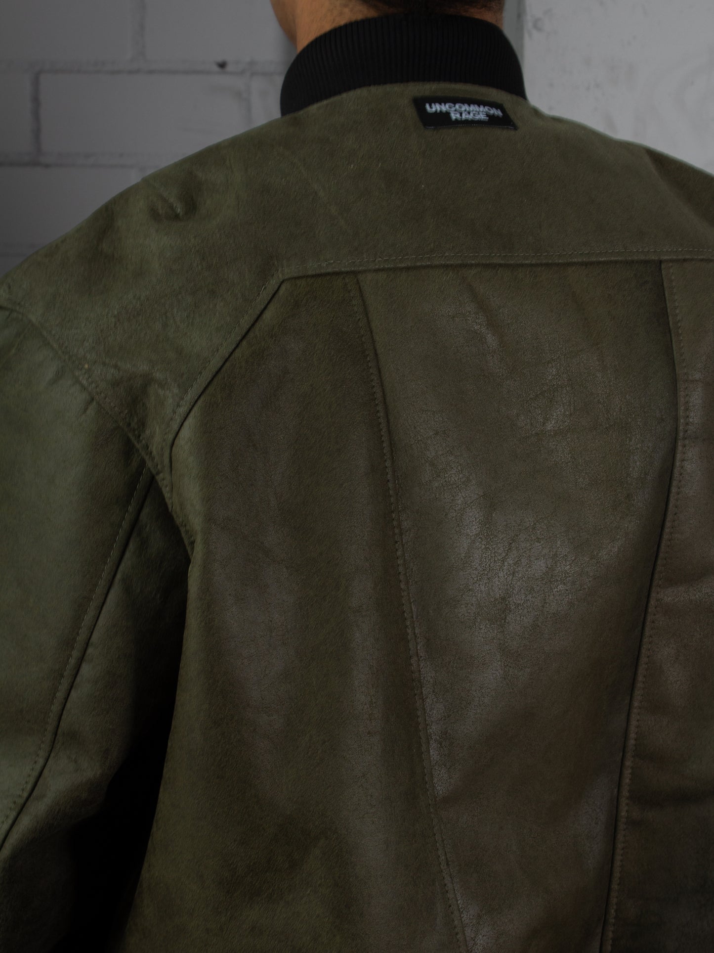 Leather Bomber Jacket