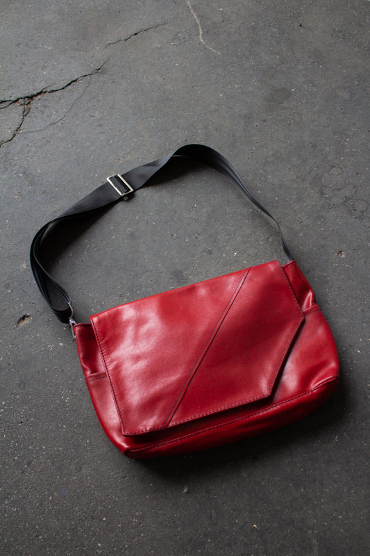 Leather Messenger Bag