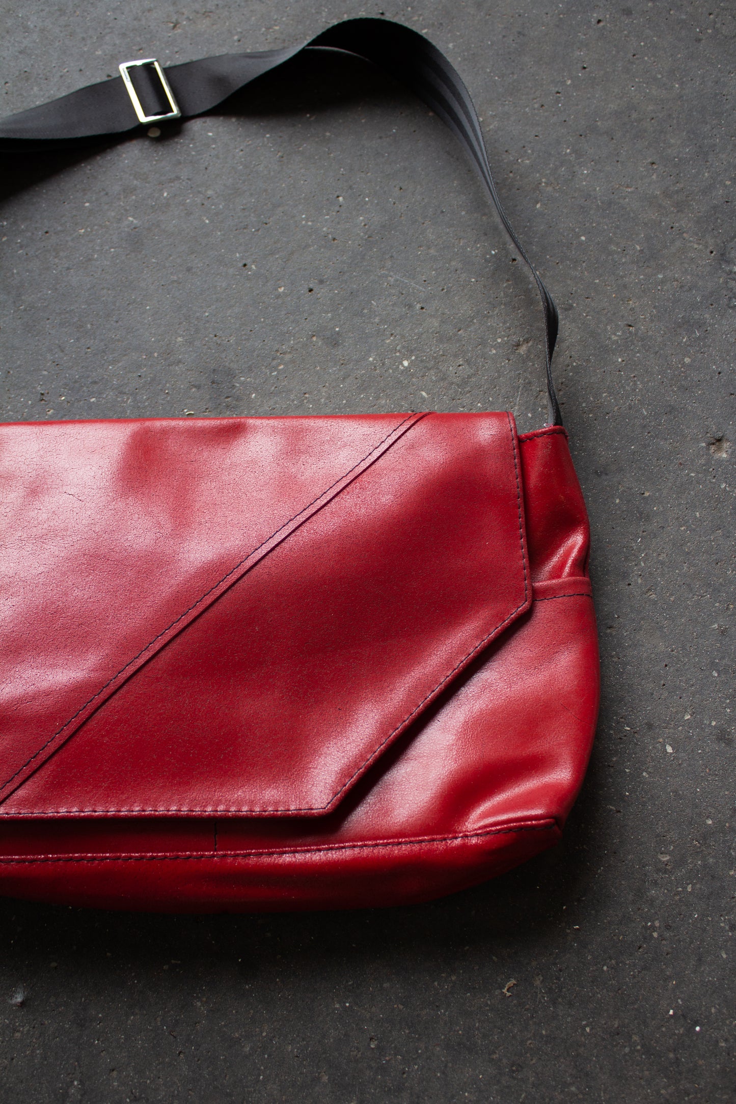 Leather Messenger Bag