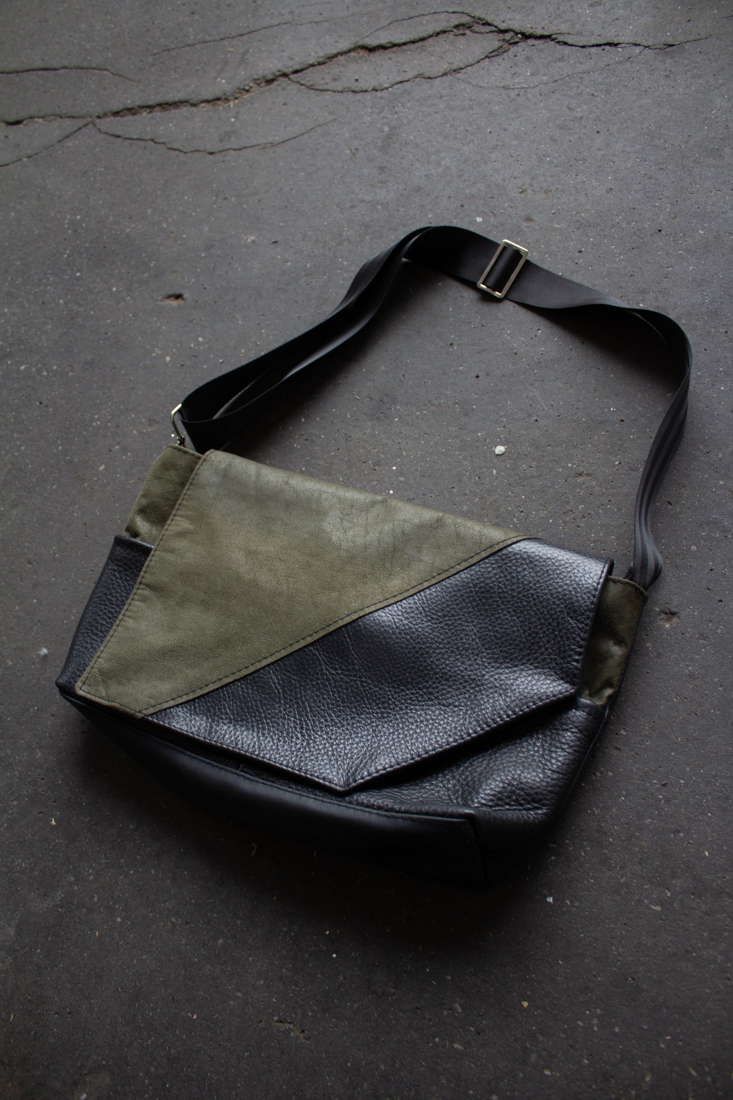 Leather Messenger Bag